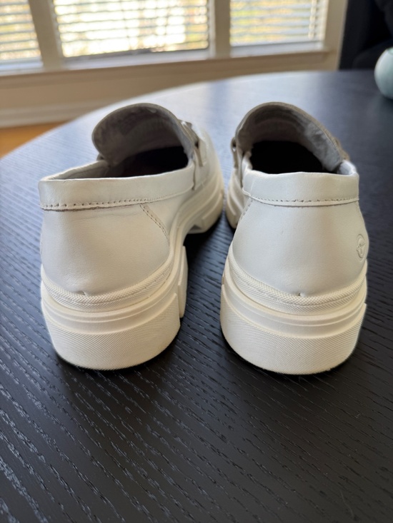 Tamaris White Leather Loafers – Women’s EU 40 US 9 - Picture 8 of 9